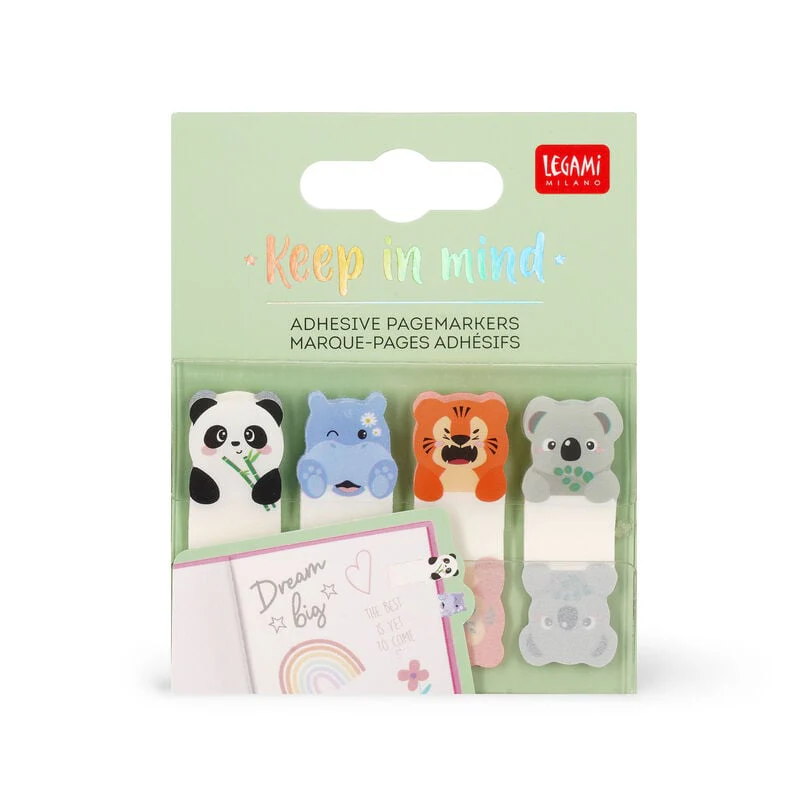 MARQUE-PAGES ADHÉSIFS - KEEP IN MIND I CUTE ANIMALS