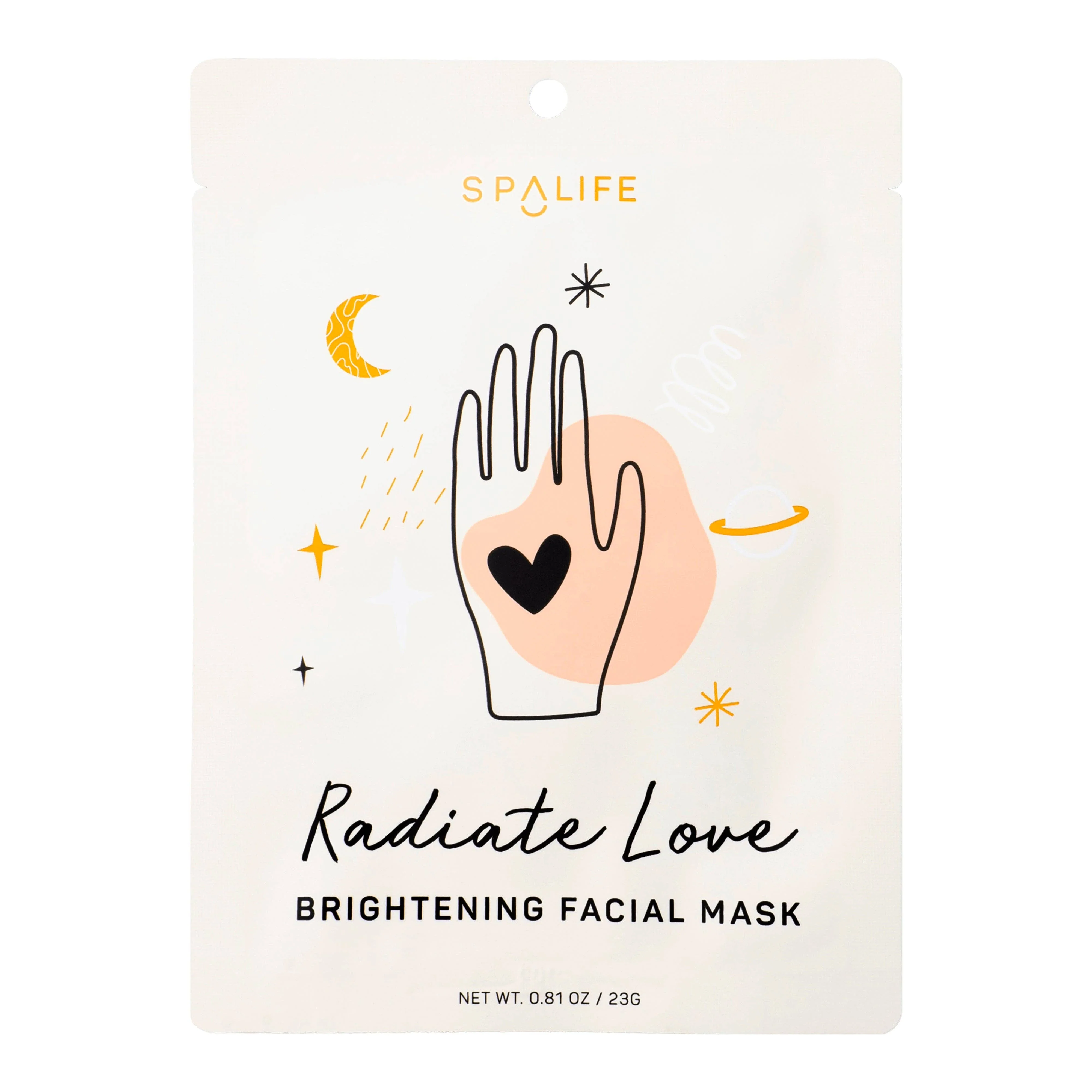 Masque facial coréen éclatant d'amour pour la Saint-Valentin