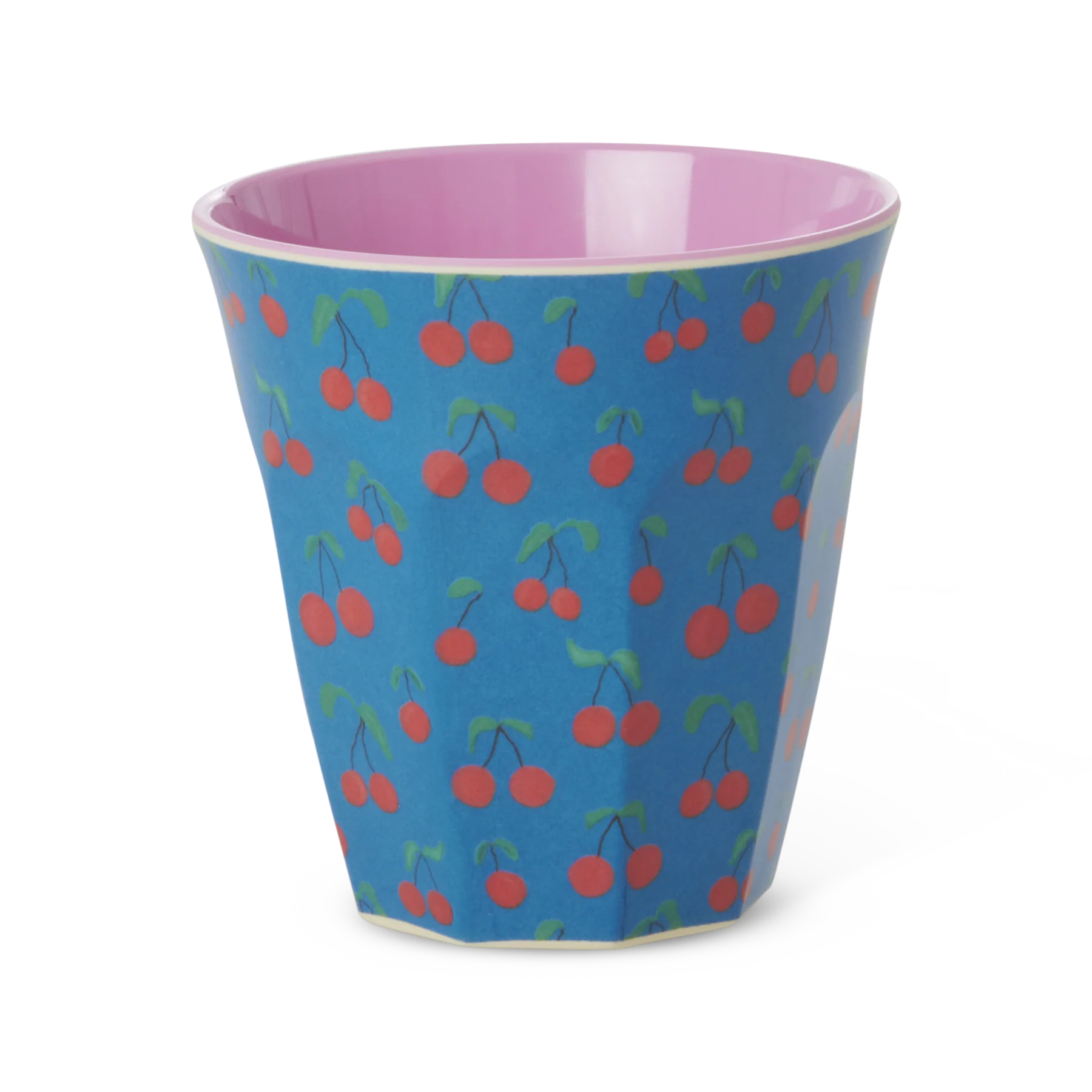Médium Gobelet - Bleu - Cherry Love Print