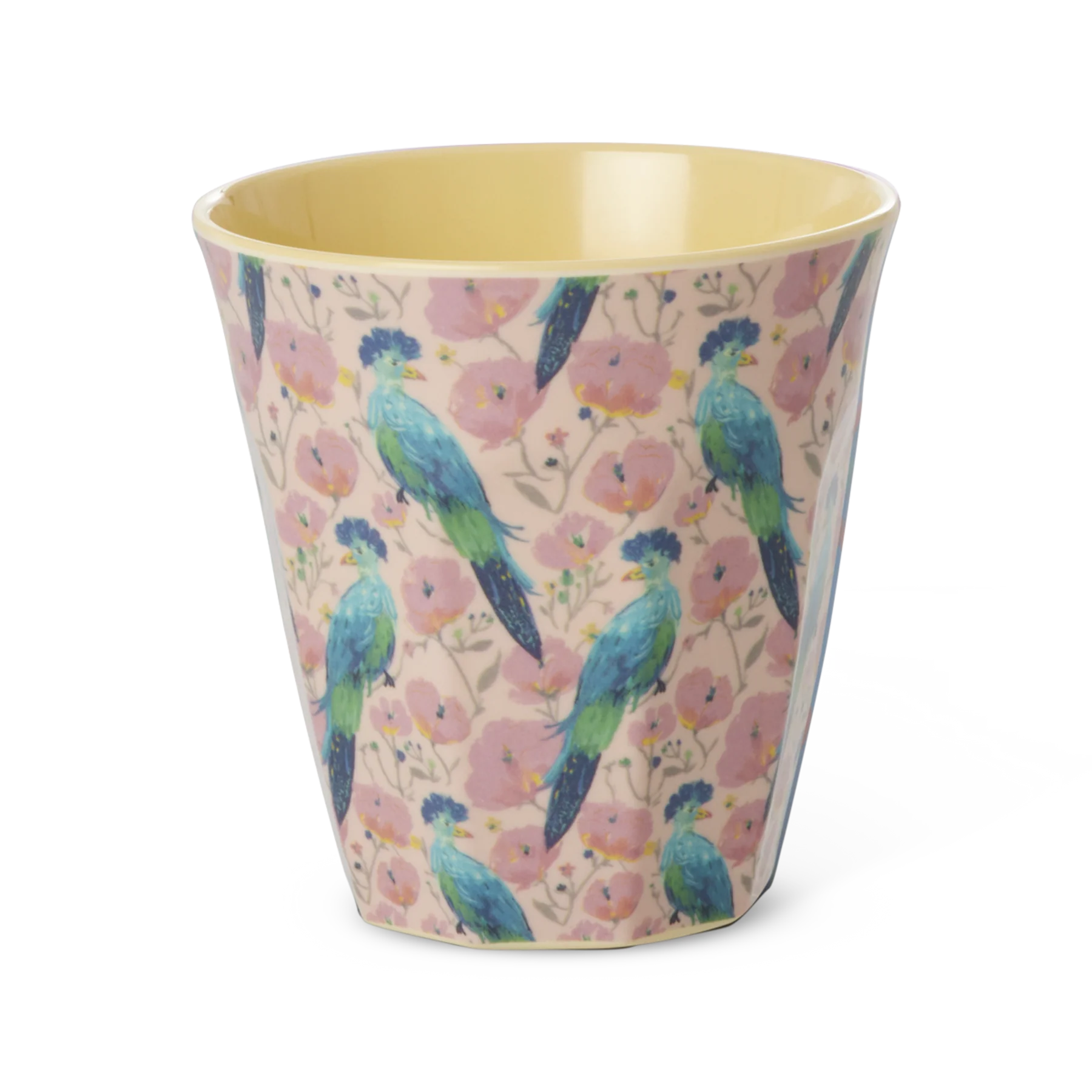 Médium Gobelet - Rose clair - Exotic Bird Print