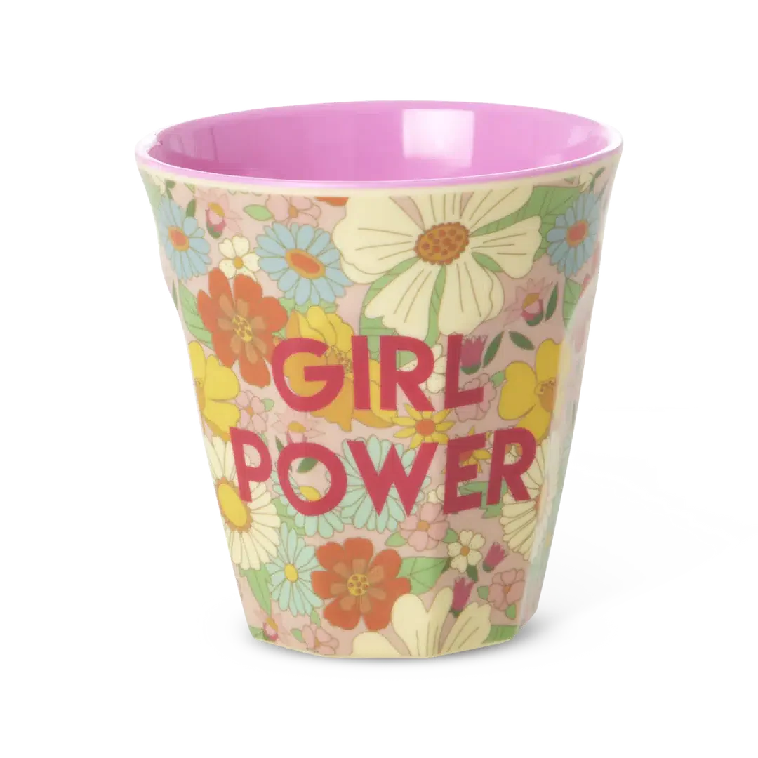 Médium Gobelet - Rose clair - Flower Power