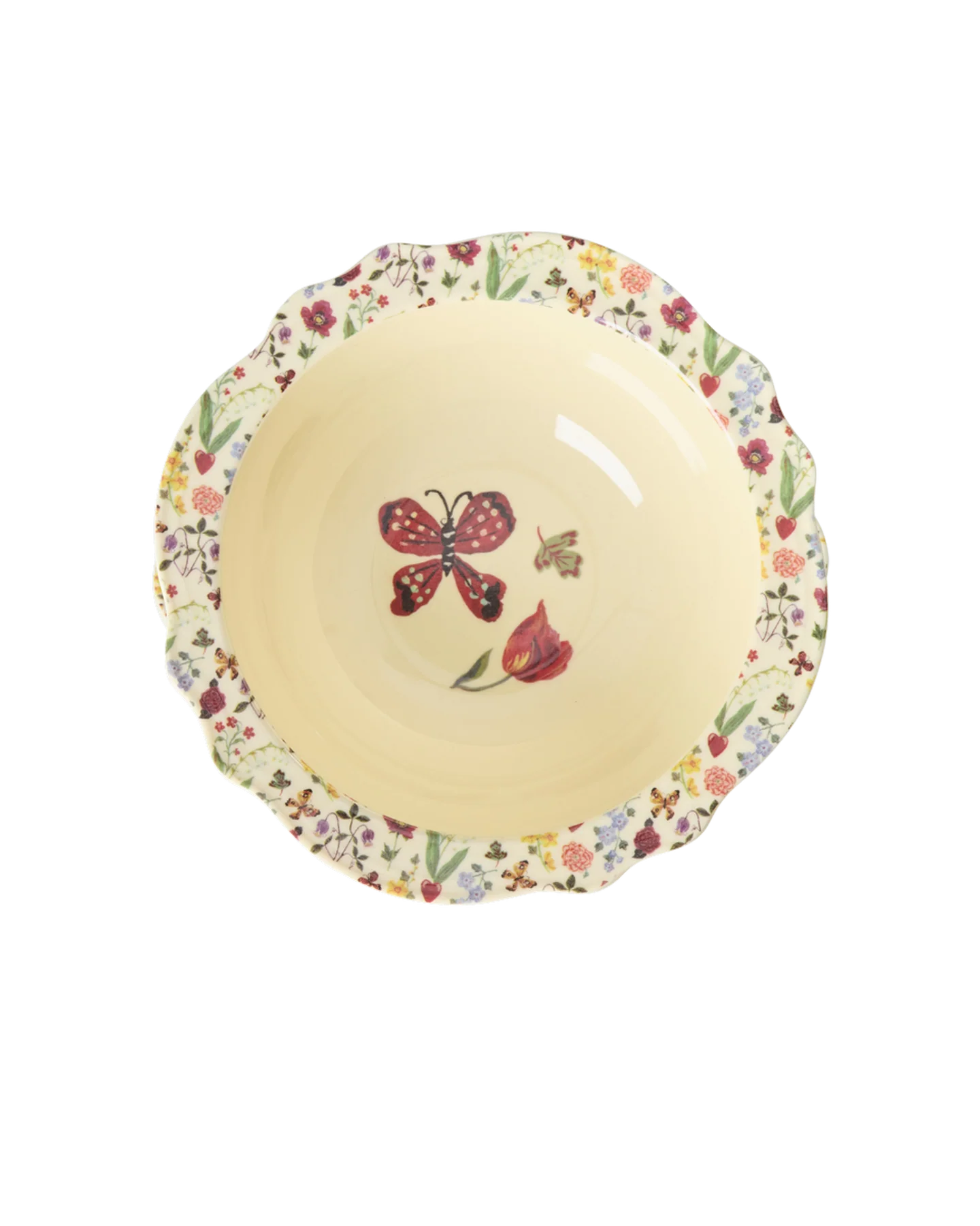 Melamine Vintage Bowl with Nathalie Lété Print