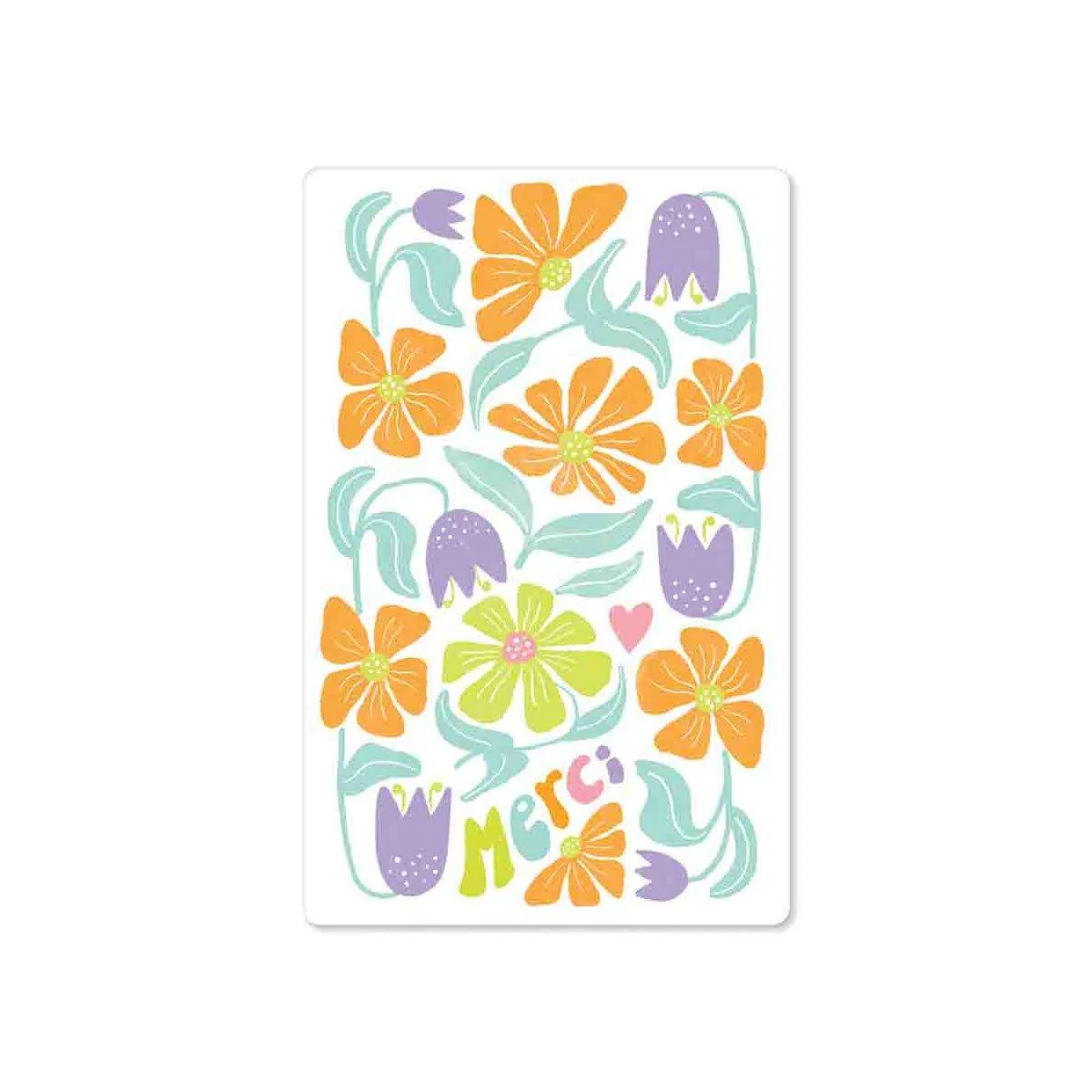 merci flower pattern