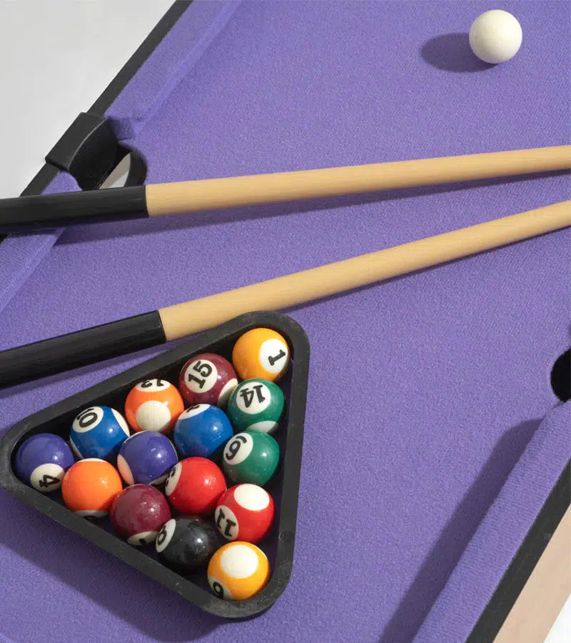Mini billard de table lilas - Image 3