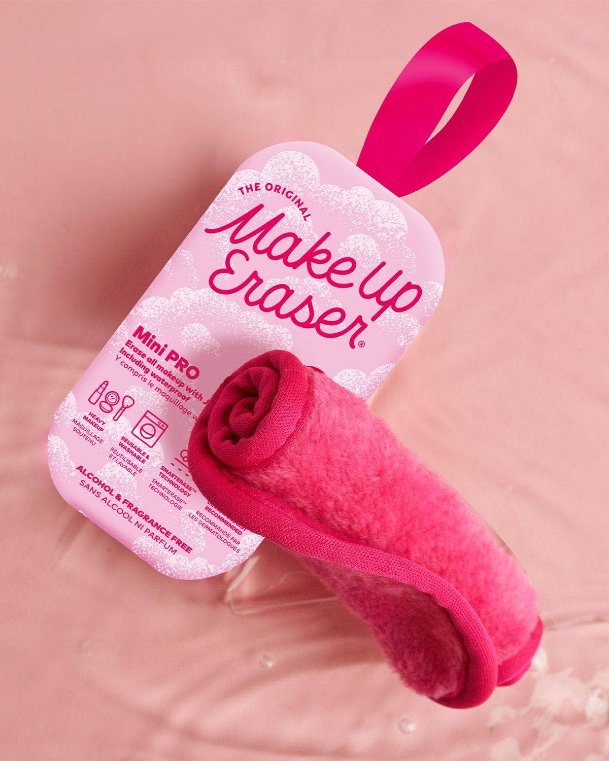 Mini gomme à maquillage PRO rose - Image 2