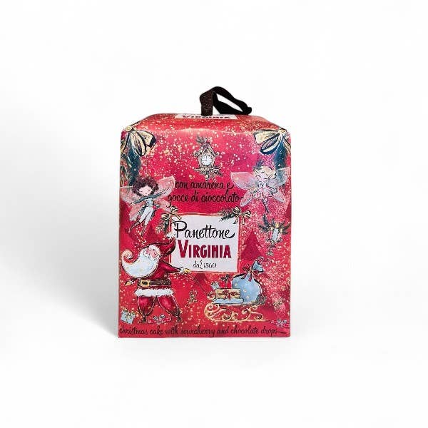 MINI PANETTONE DE NOËL CERISE PÉPITES DE CHOCOLAT 100g - Car - Image 2