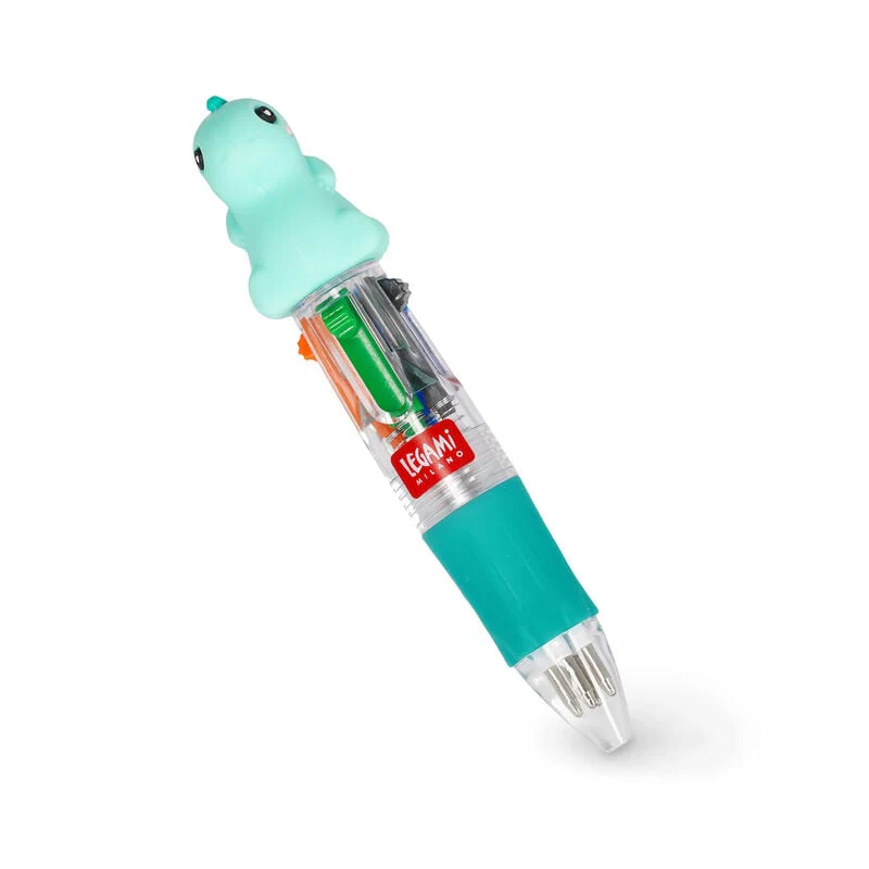 MINI STYLO À BILLE 4 COULEURS - MINI MAGIC RAINBOW I DINO