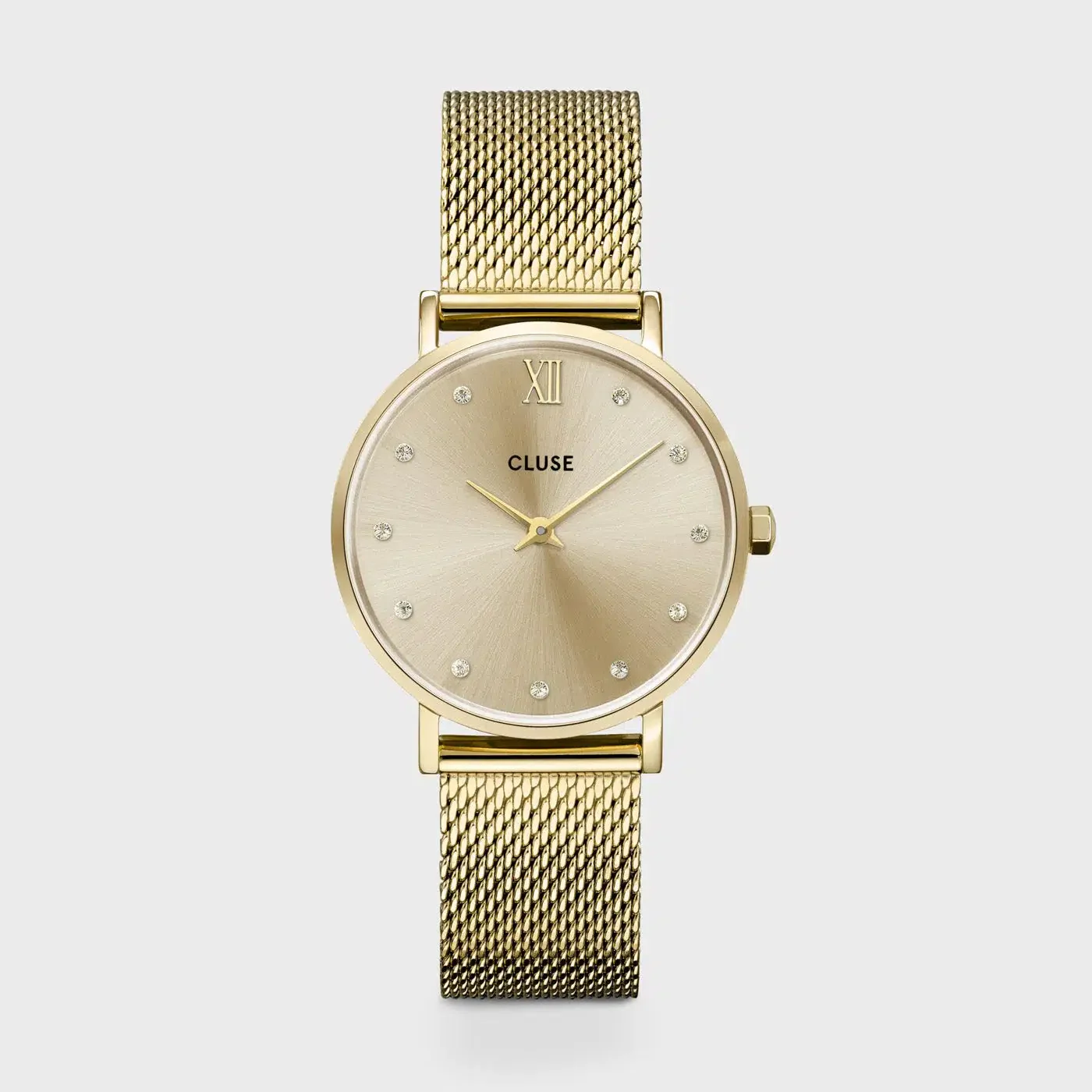 Minuit Mesh Crystals, Full Gold Colour