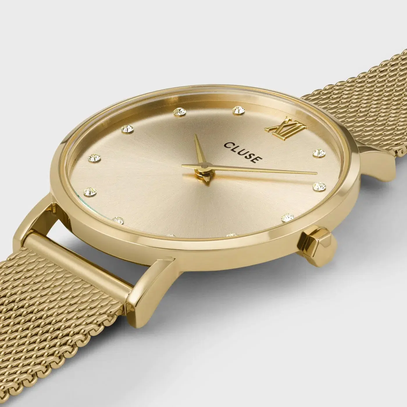 Minuit Mesh Crystals, Full Gold Colour - Image 2