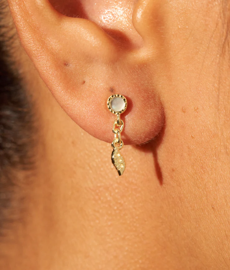 MONO BOUCLE D'OREILLE MALI - NACRE