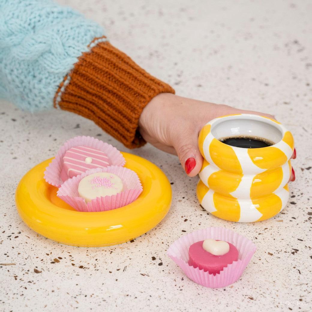 Mug + Soucoupe Casimiro - Wavy Rumba