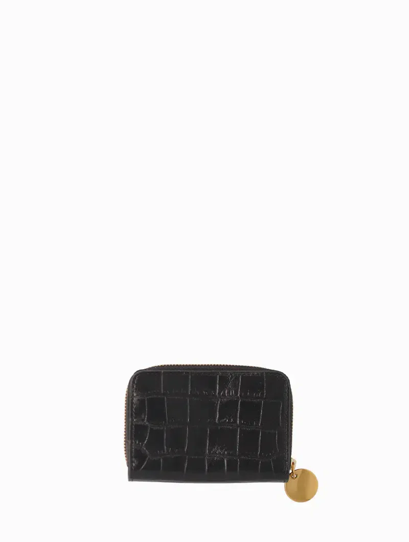 Nat & Nin I Pia I Noir croco - Image 2