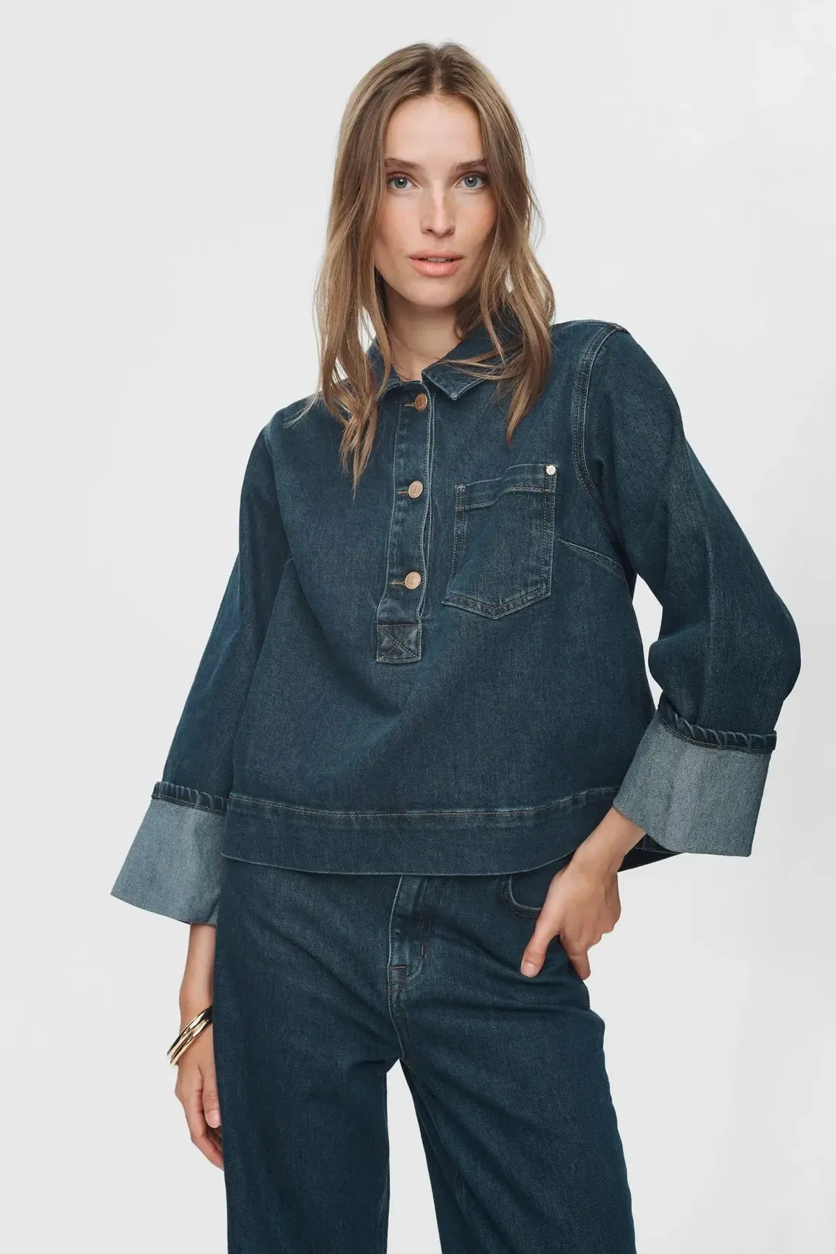 NUTORONTO SHIRT - Dark Denim Blue - Image 2