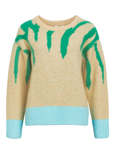 OBJRABU KNIT L/S RE PULLOVER 134