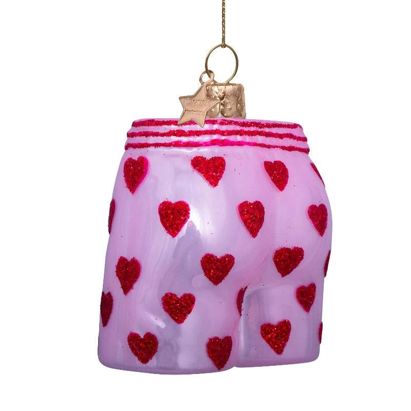 Ornement Noël I Caleçon rose - Image 3