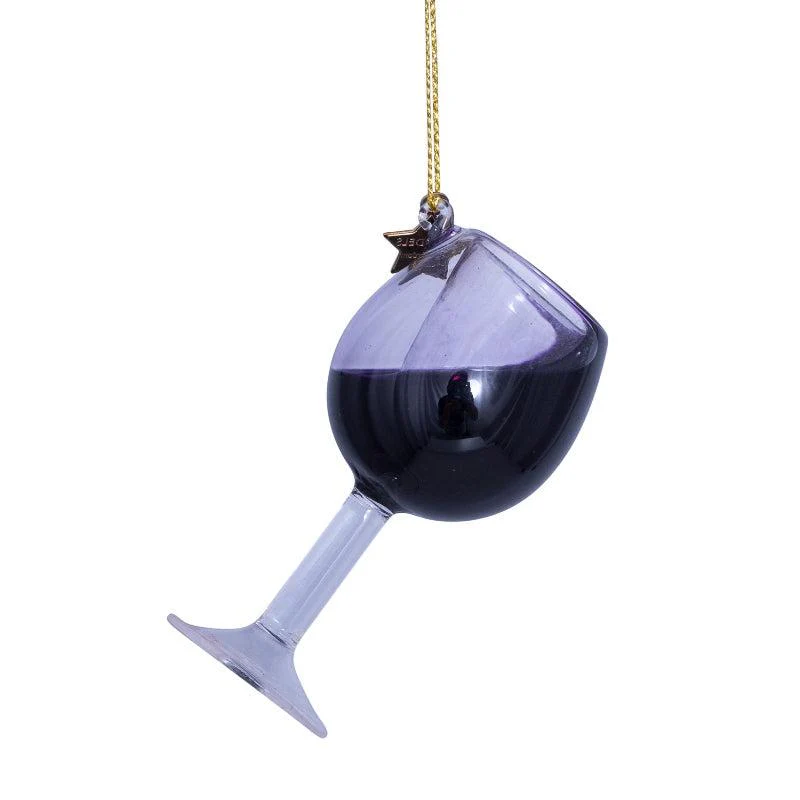 Ornement Noël I Verre de vin rouge - Image 3