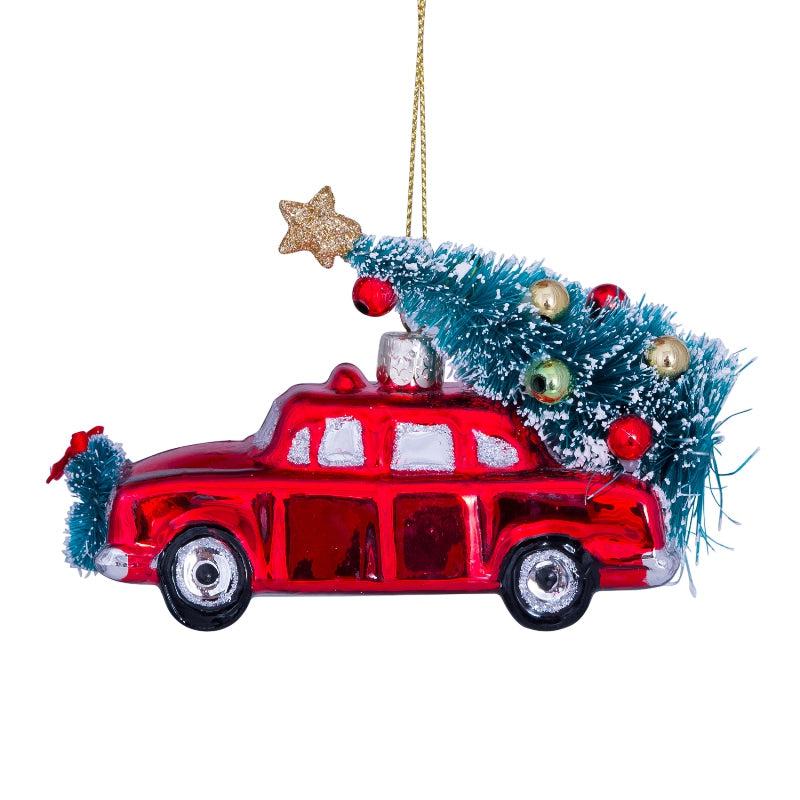 Ornement Noël I Voiture avec sapin - Image 3