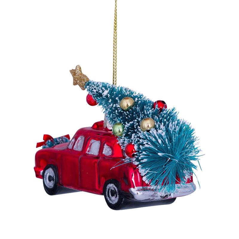 Ornement Noël I Voiture avec sapin - Image 4