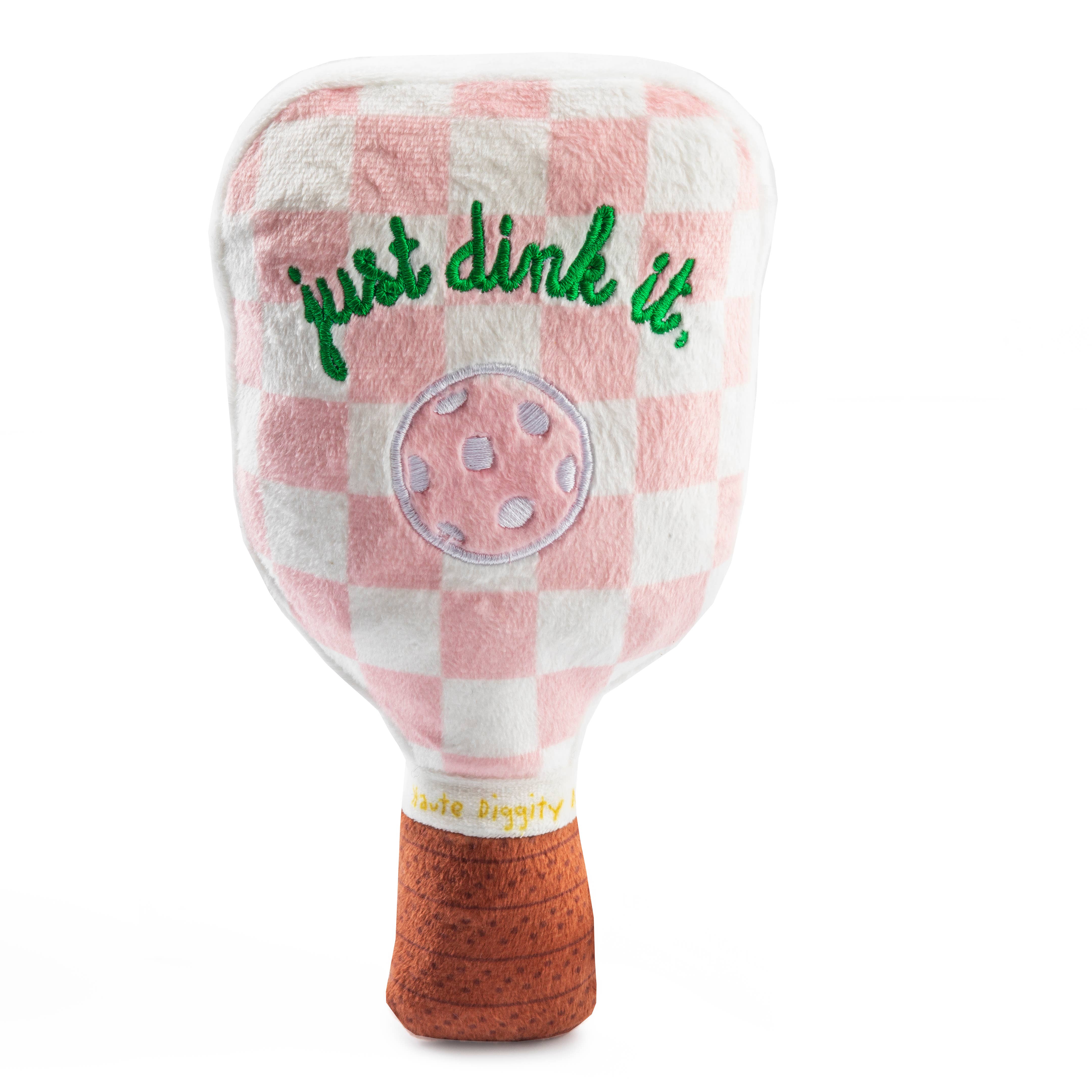 Pagaie de pickleball Pink Checker de Haute Diggity Dog