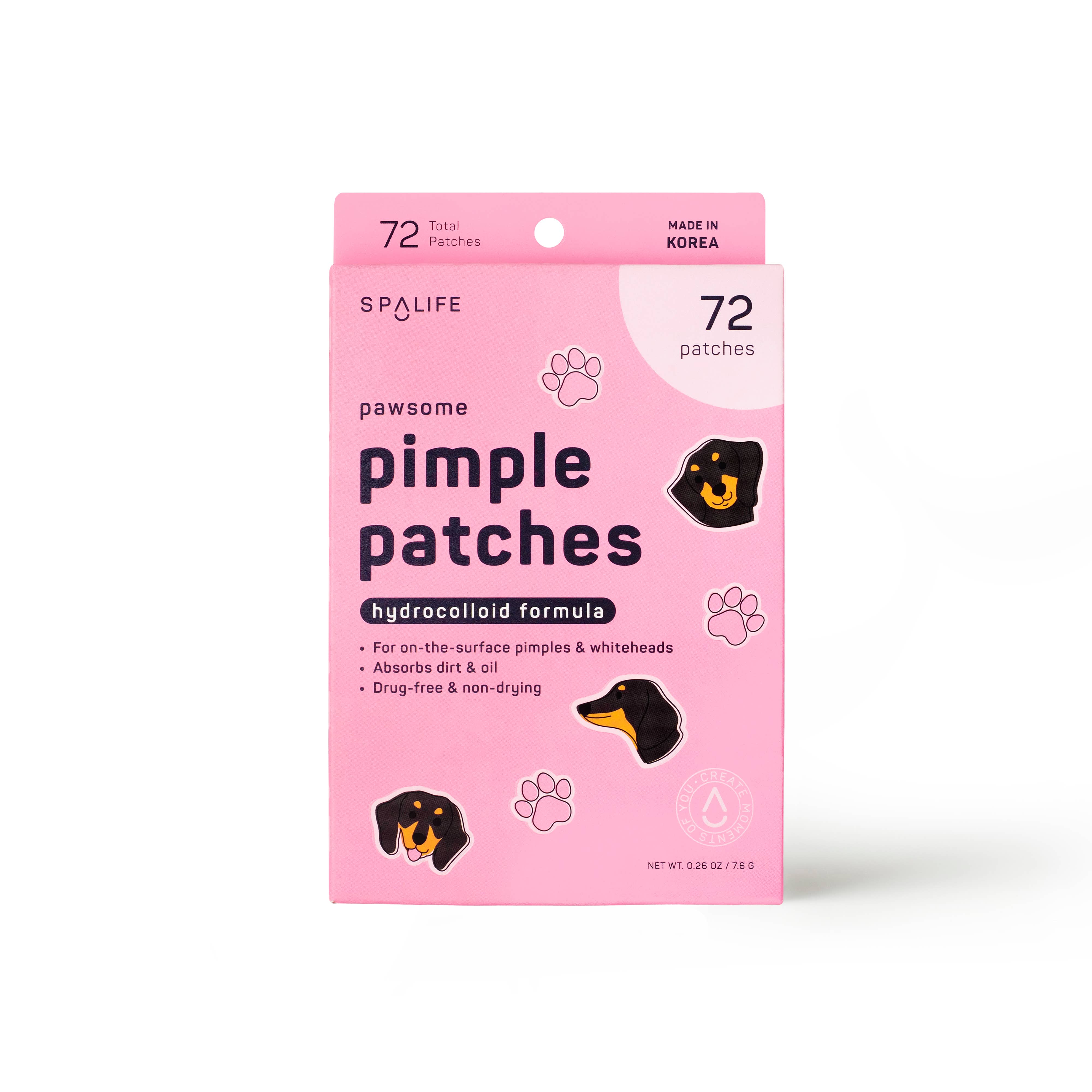 Pansements hydrocolloïdes Pawsome pour boutons