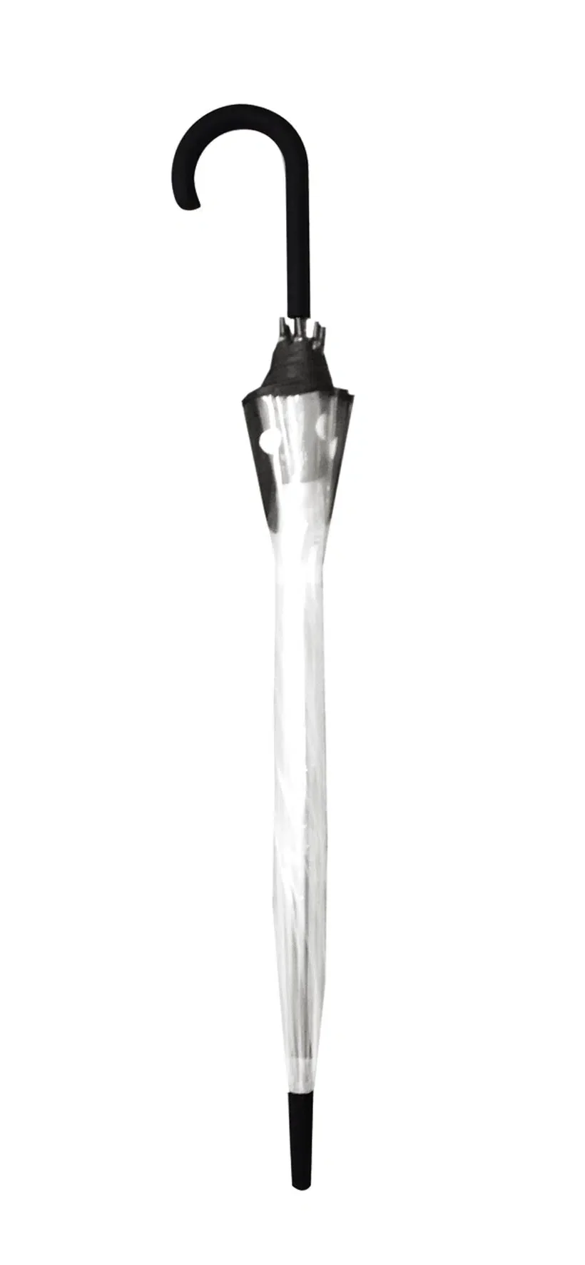 Parapluie Long Automatique Transparent Chat - Image 2
