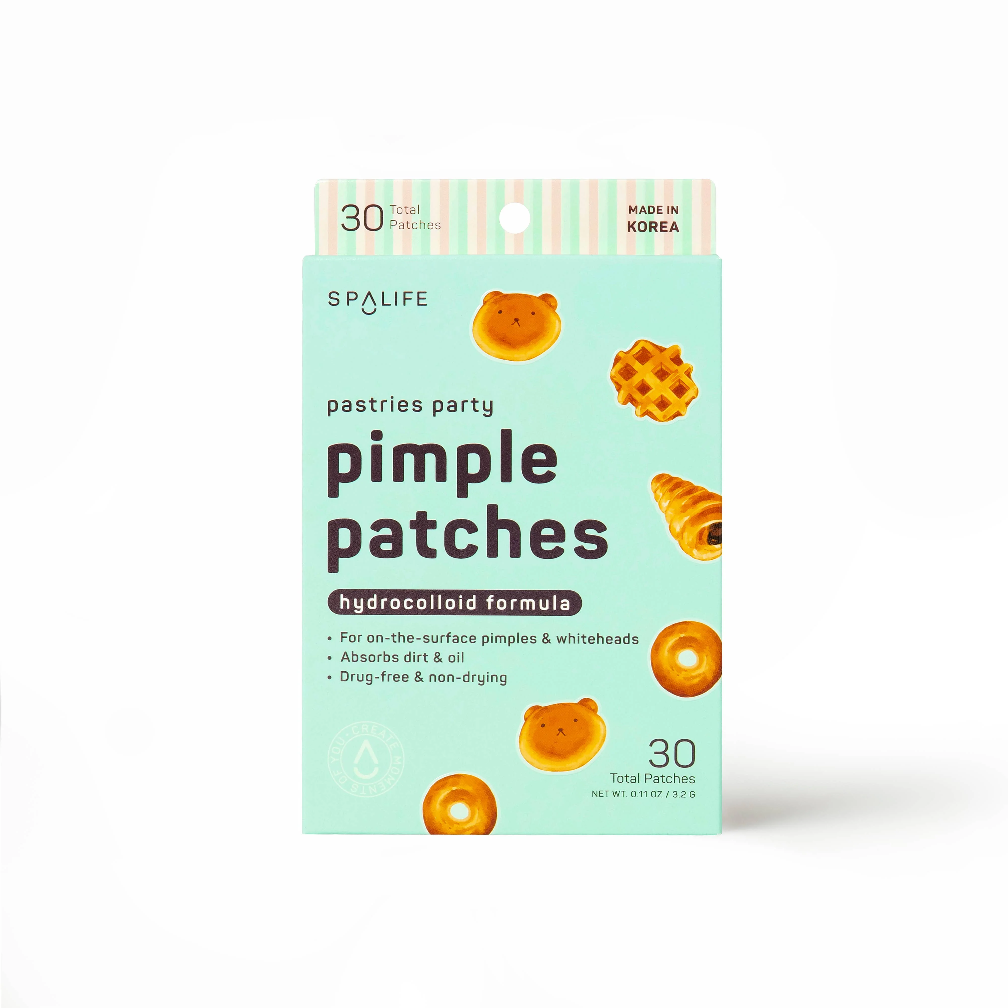 Patches Hydrocolloïdes pour Boutons Pastries Party