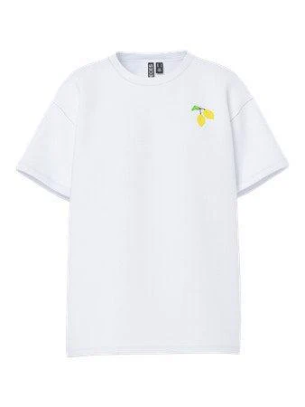 PCALIFI FASTTRACK SS OVERSIZE TEE JRS I AMALFI LEMONS - Image 2