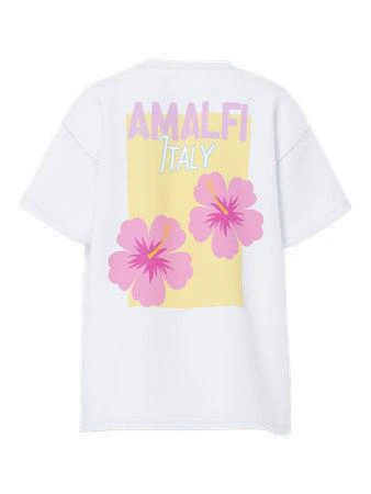 PCALIFI FASTTRACK SS OVERSIZE TEE JRS I ITALY FLOWERS