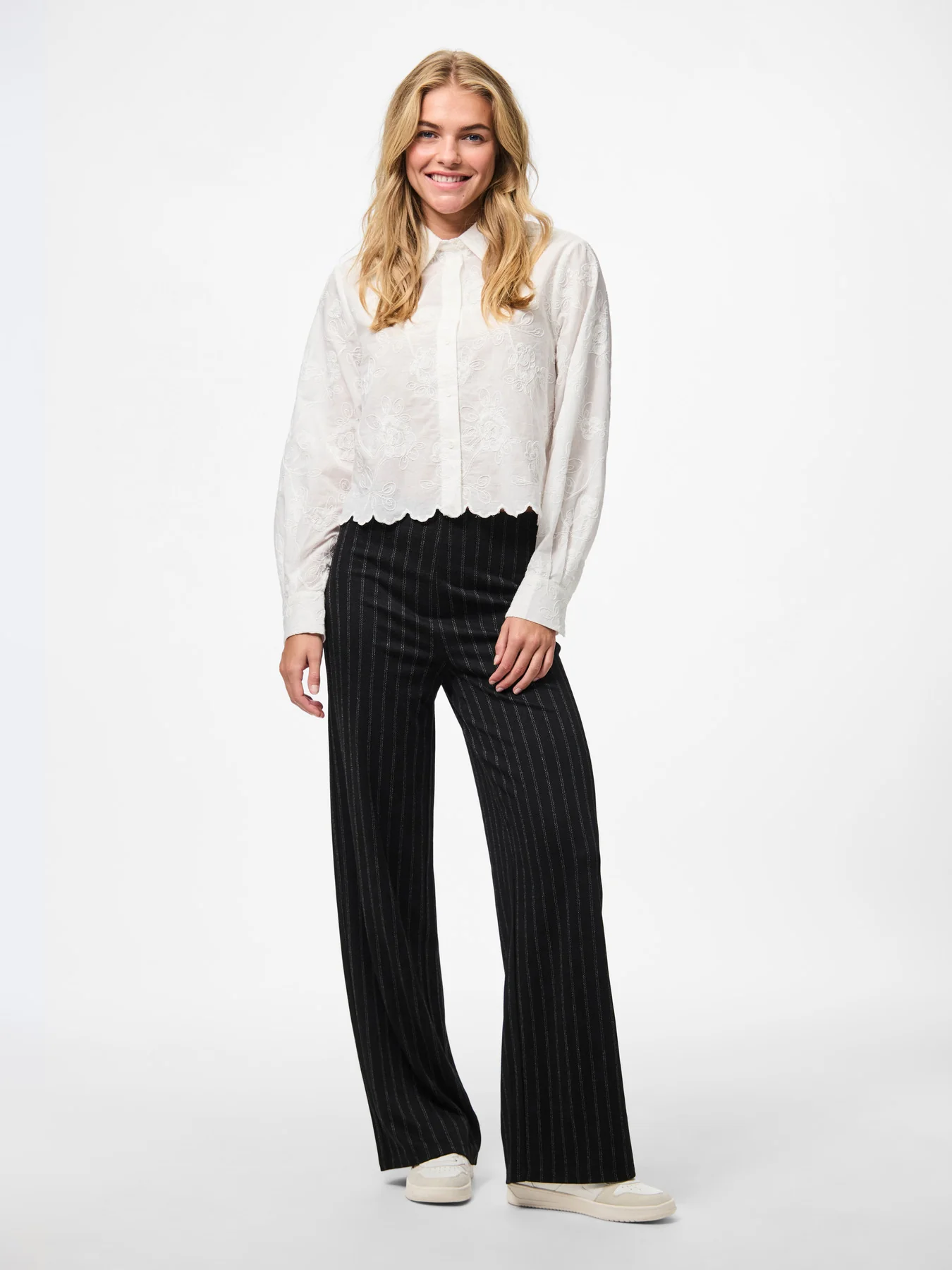PCJEFINA L/S SHIRT WVN