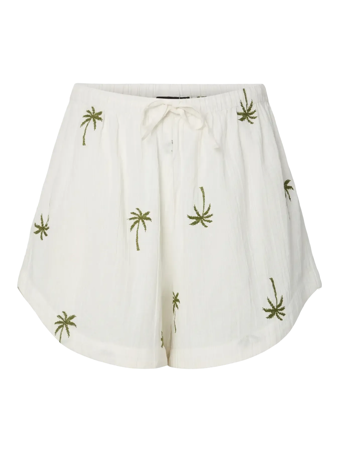 PCKIANA EMBRODIERY SHORTS WVN BC I Chive Chile emb