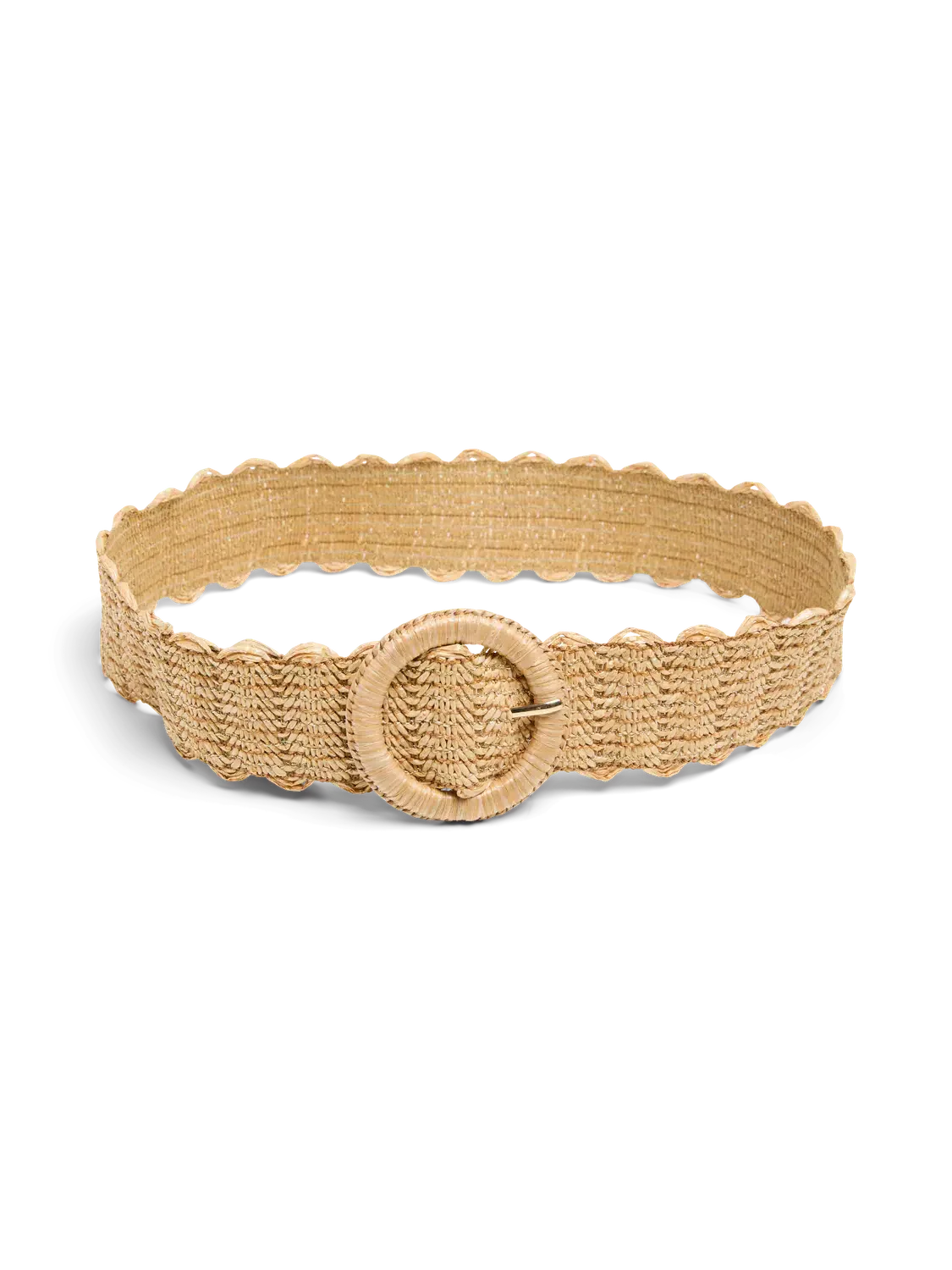 PCLYANA WAIST BELT I Nature Gold lurex