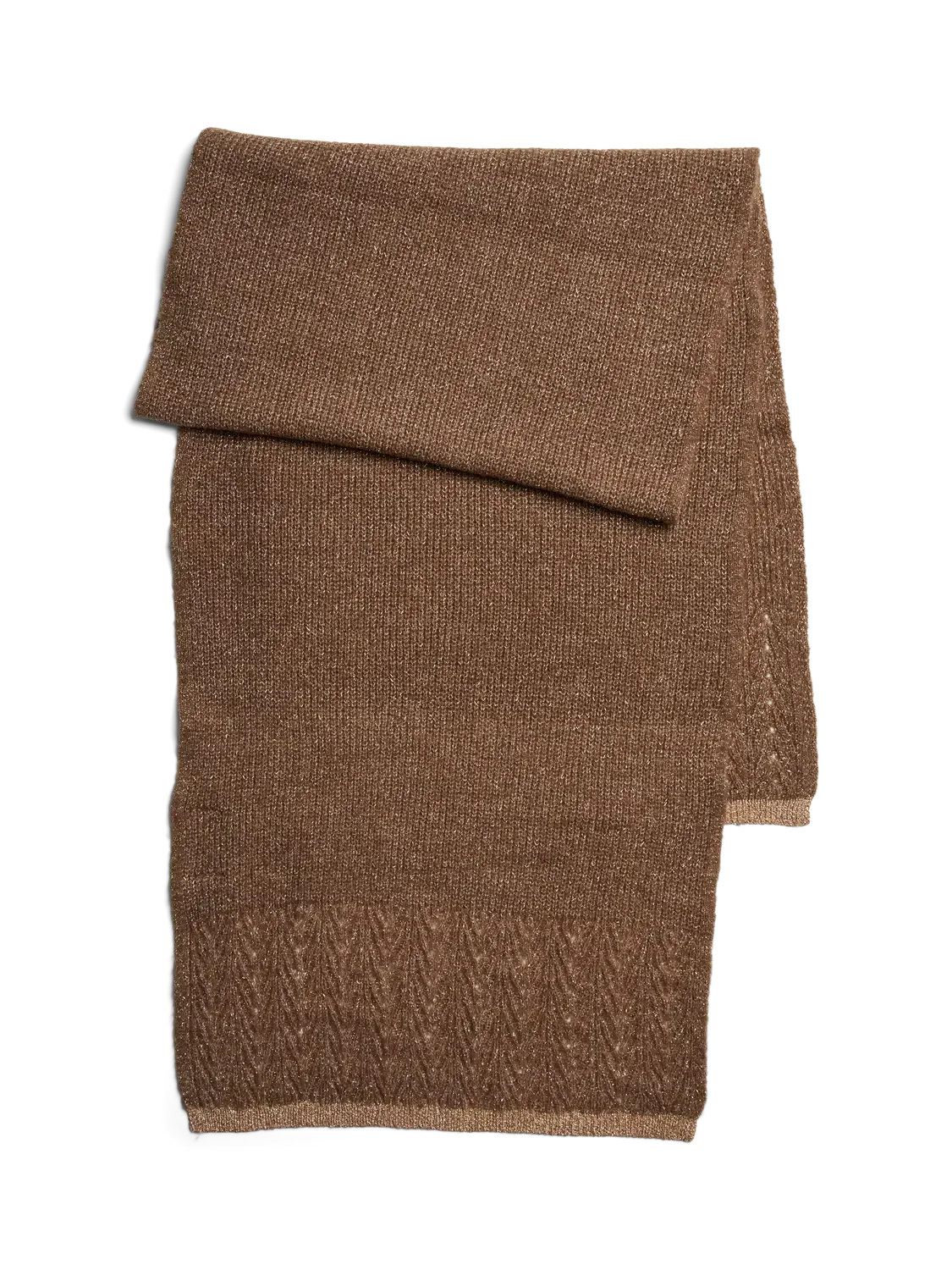 PCNOHANNA LONG SCARF LUREX BC Fossil Gold lurex