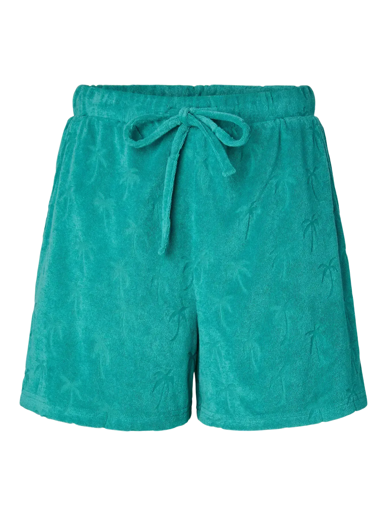 PCSABBI HW SHORTS JSR FC I Porcelain Green Burn out palms
