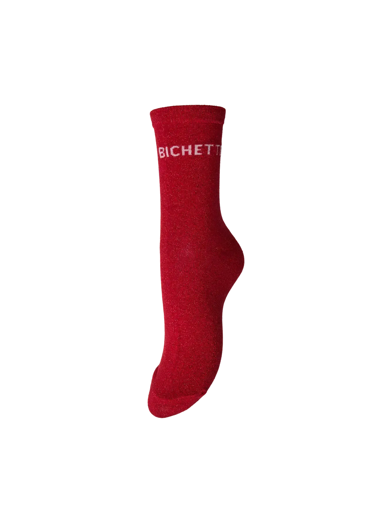 PCSEBBY LONG GLITTER STATEMENT SOCK NOOS - Image 2