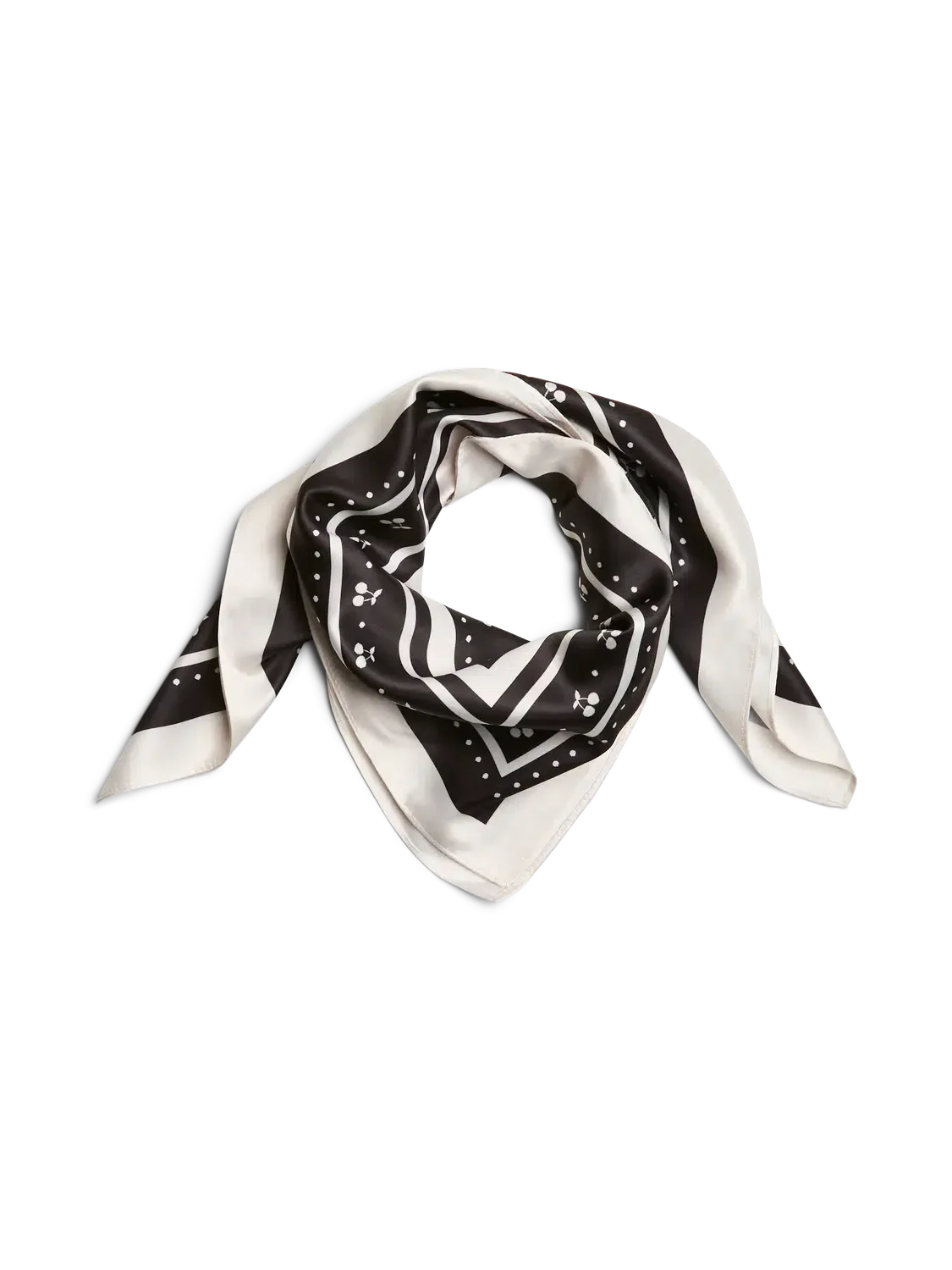 PCSIMALA SQUARE SCARF MPA BC I Black CHERRY