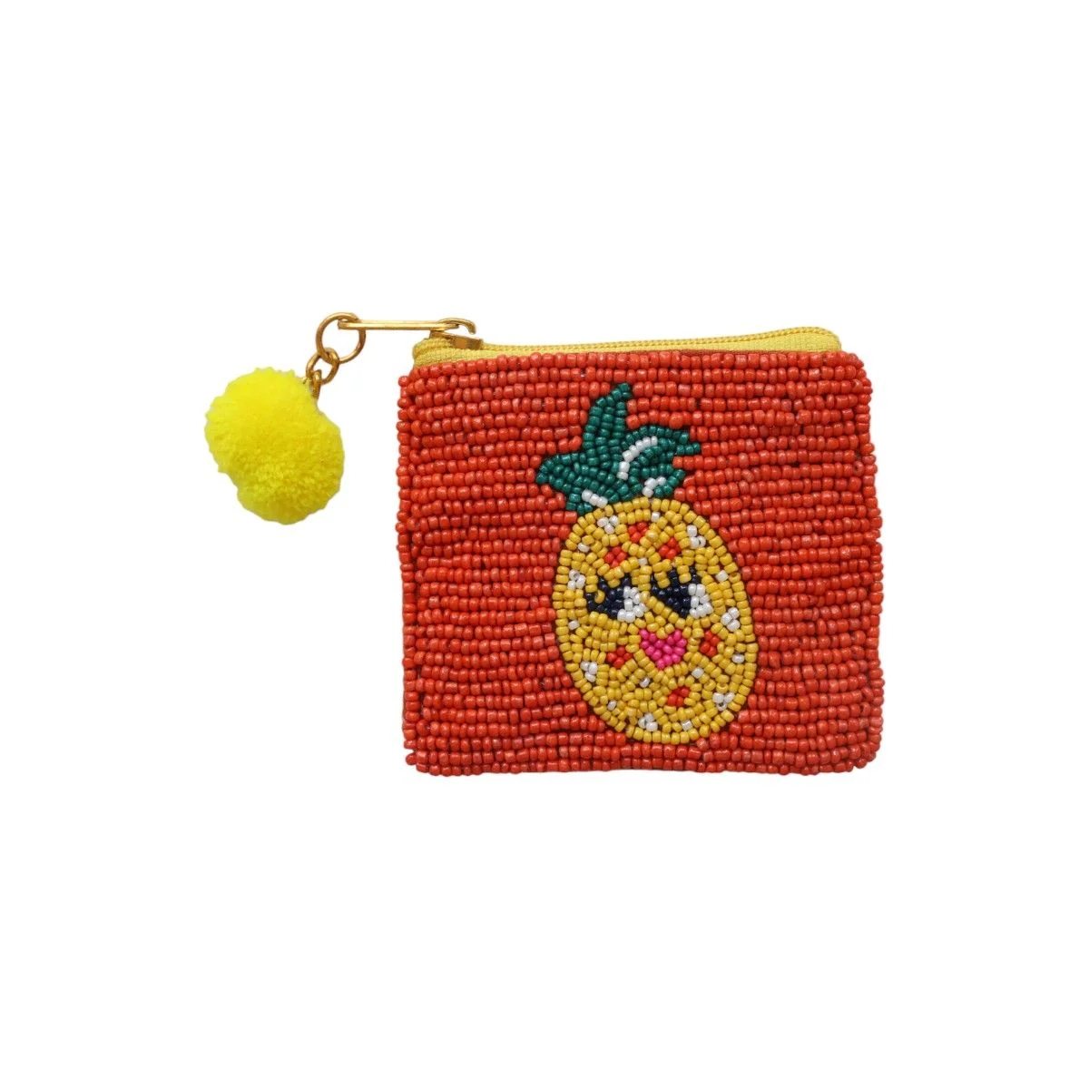Petit porte-monnaie en perles ananas - Copacabana party !