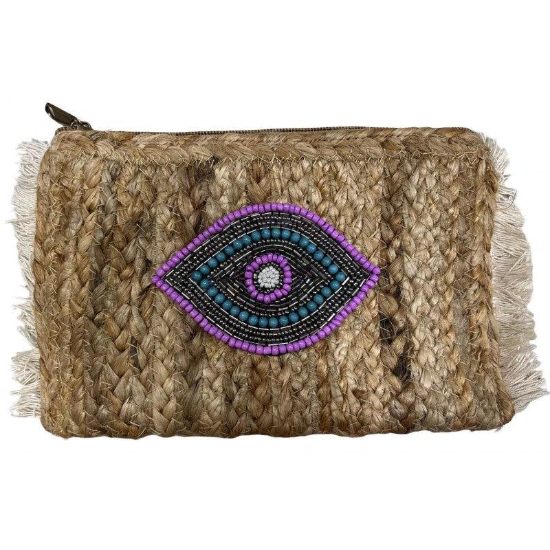 Petite pochette à oeil brodé - Image 3