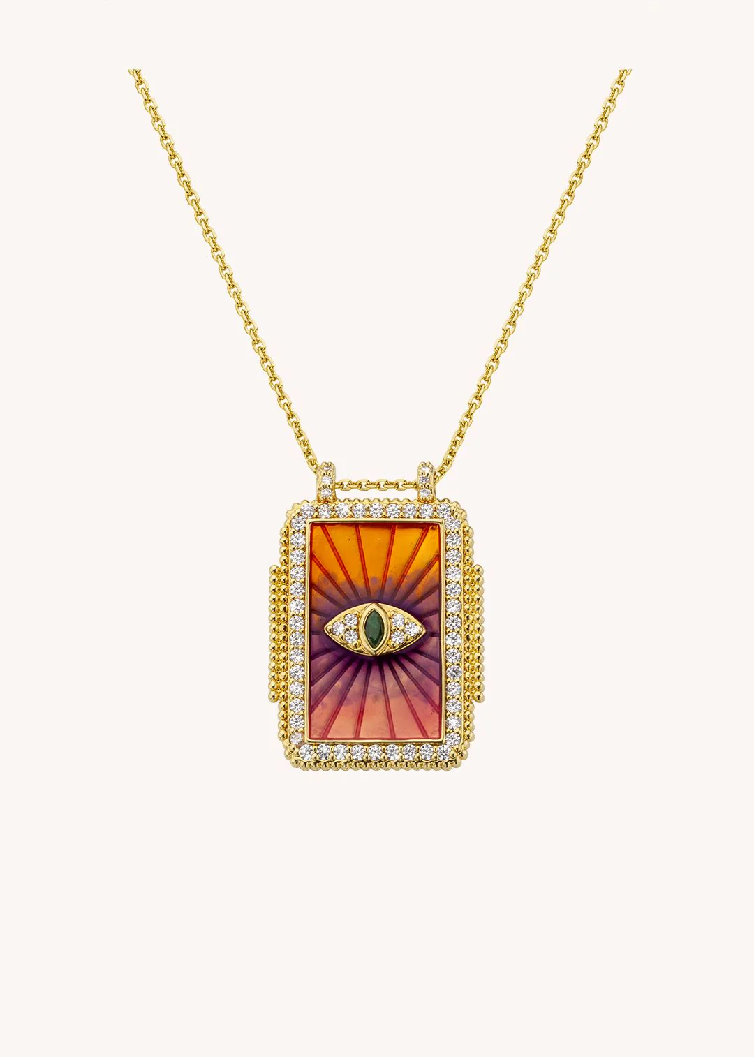 PINK RAINBOW EYE BOHEME Or