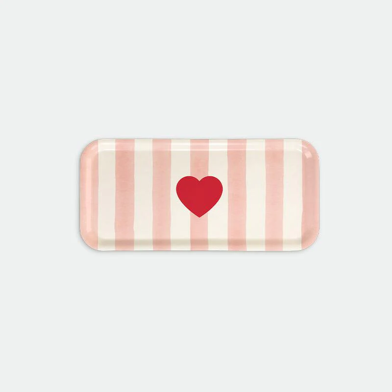 Pink stripes - Coffee Tray