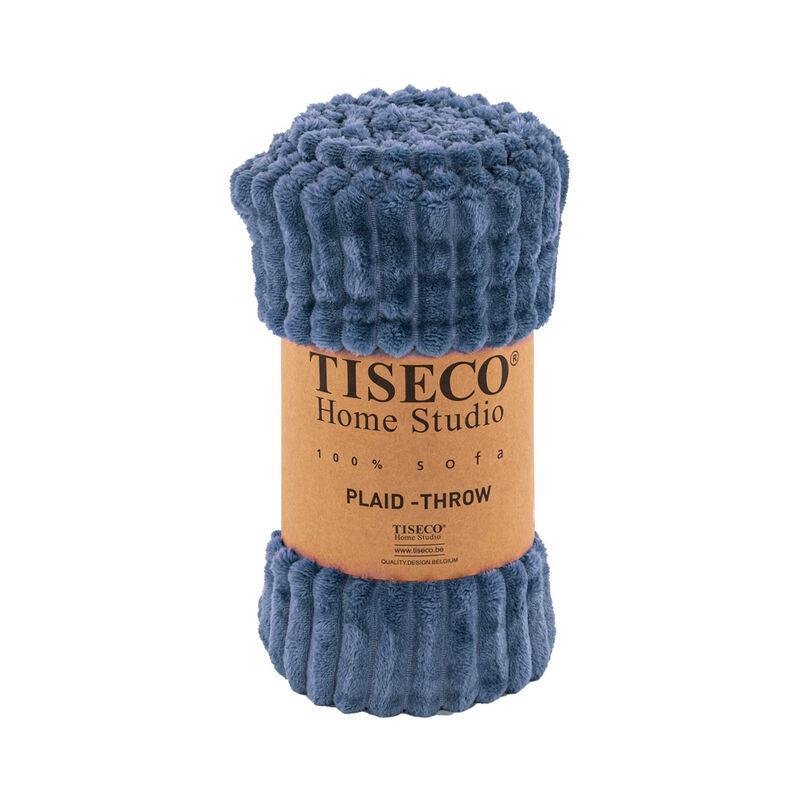 Plaid RIBBLE Microflannel - 130x160cm, stone blue