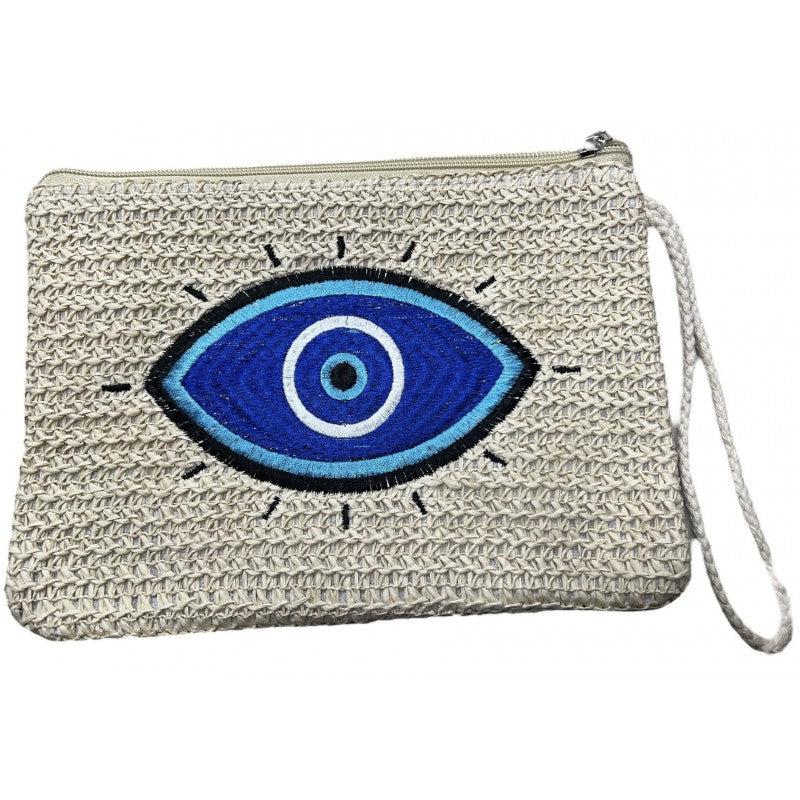 POCHETTE A OEIL BRODE