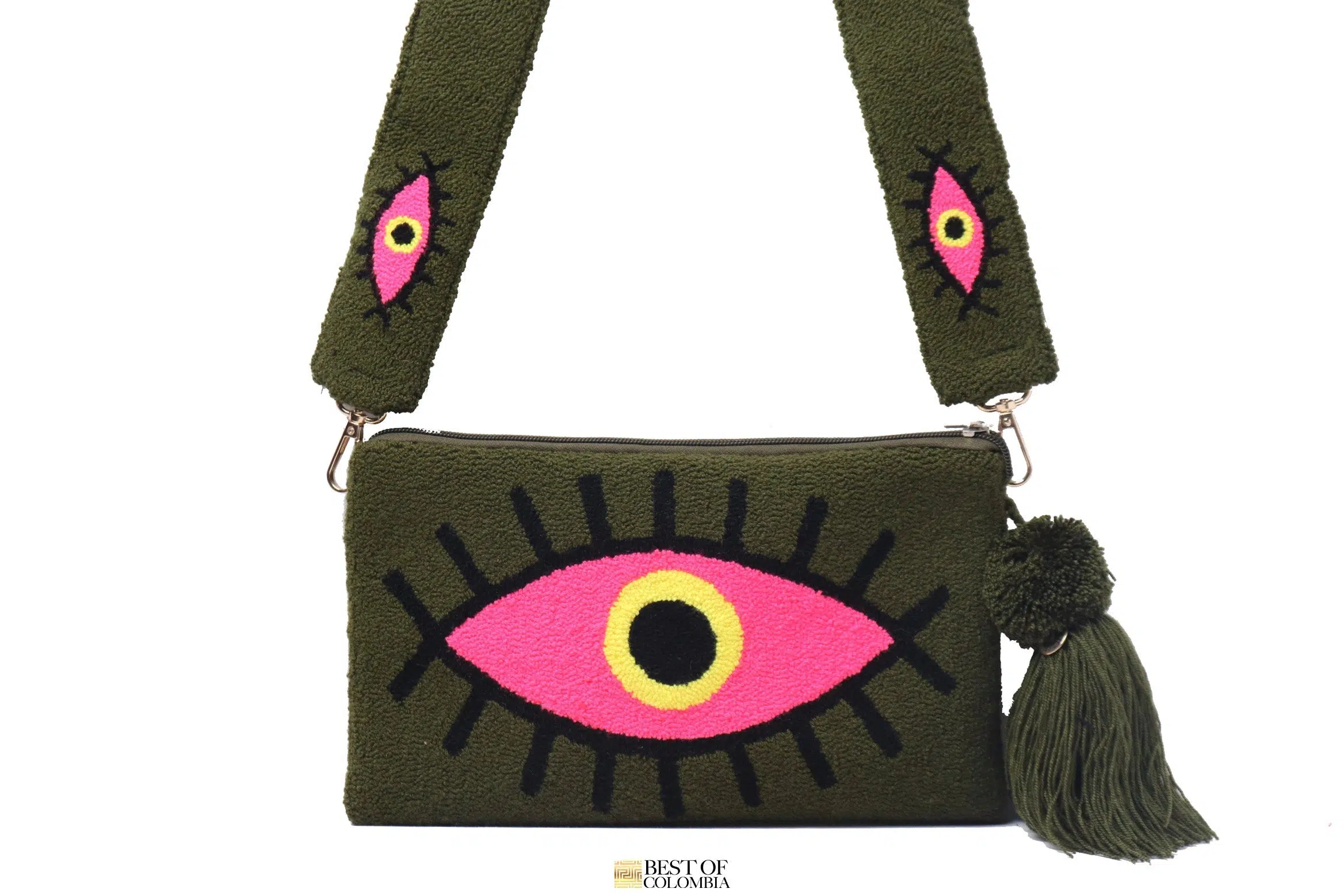 Pochette I Evil Eye I Kaki
