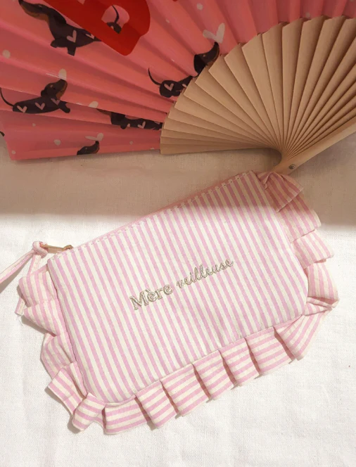 Pochette Mère-veilleuse pink rose