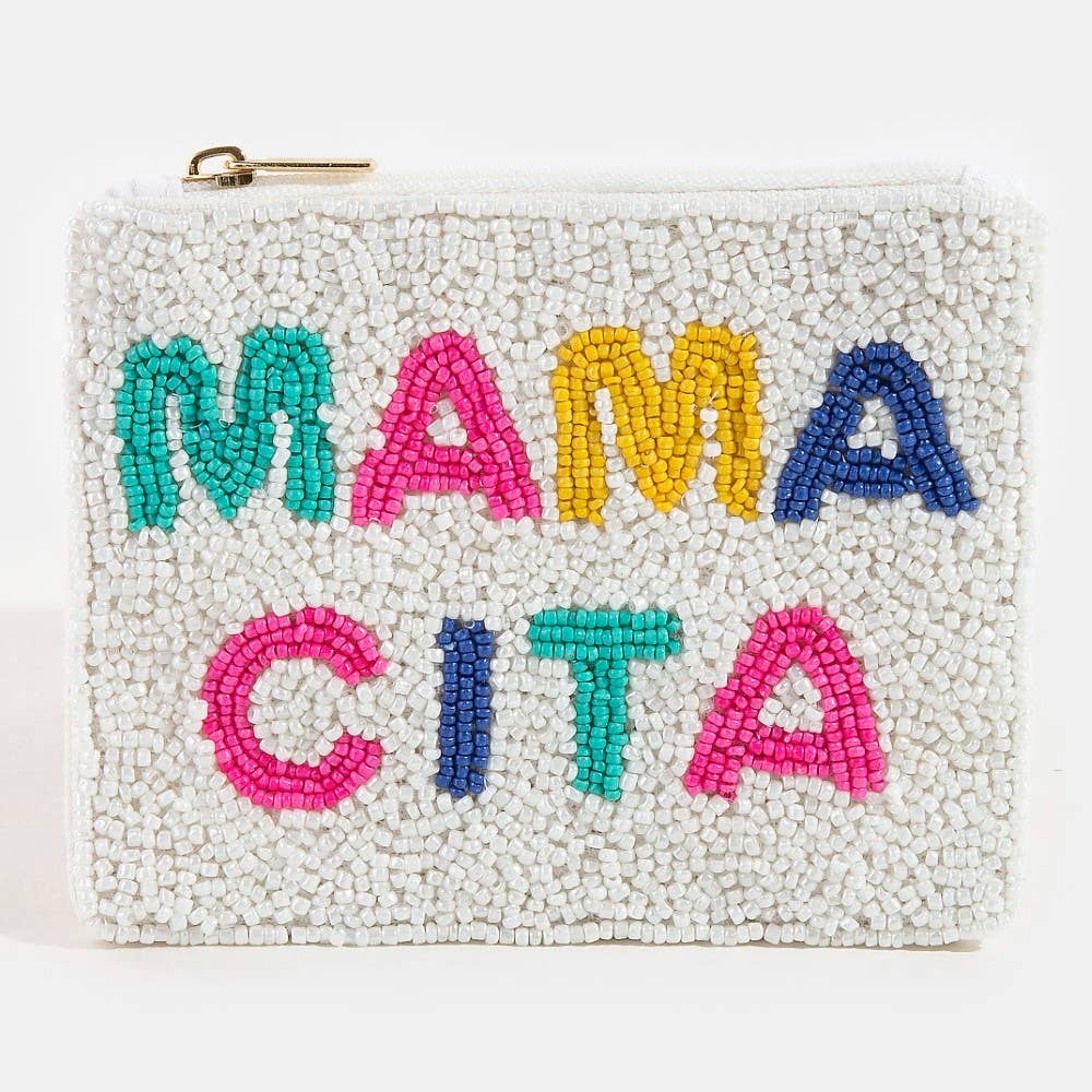 Porte-monnaie Mama Cita à perles de rocaille: MULTI - Image 2