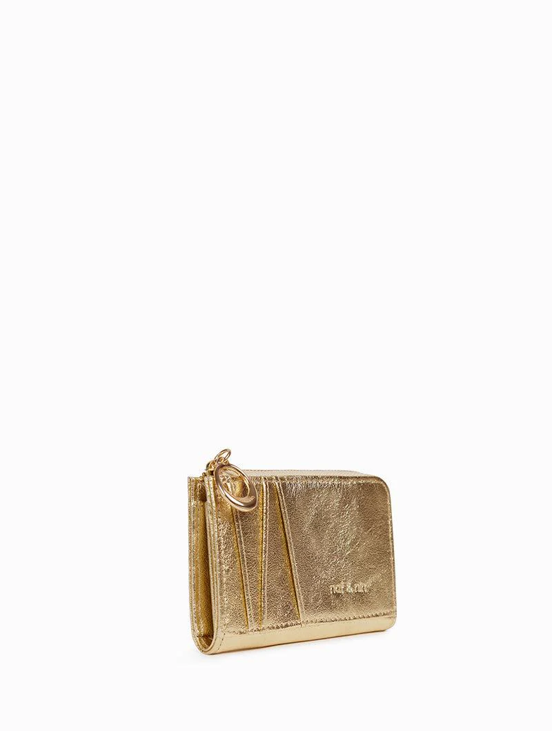 Porte monnaie Niko I Aqua champagne