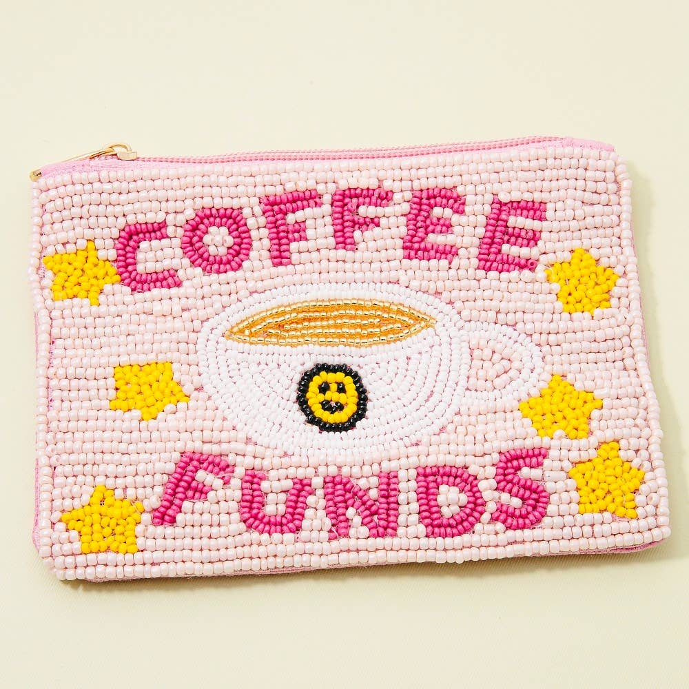 Porte-monnaie perlé "Coffee Funds And Stars Seed": MULTI - Image 4