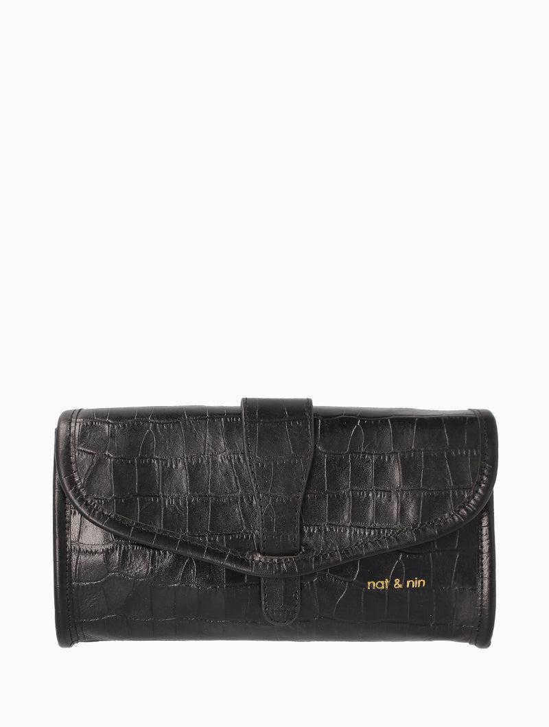 Portefeuille Patty I Croc noir