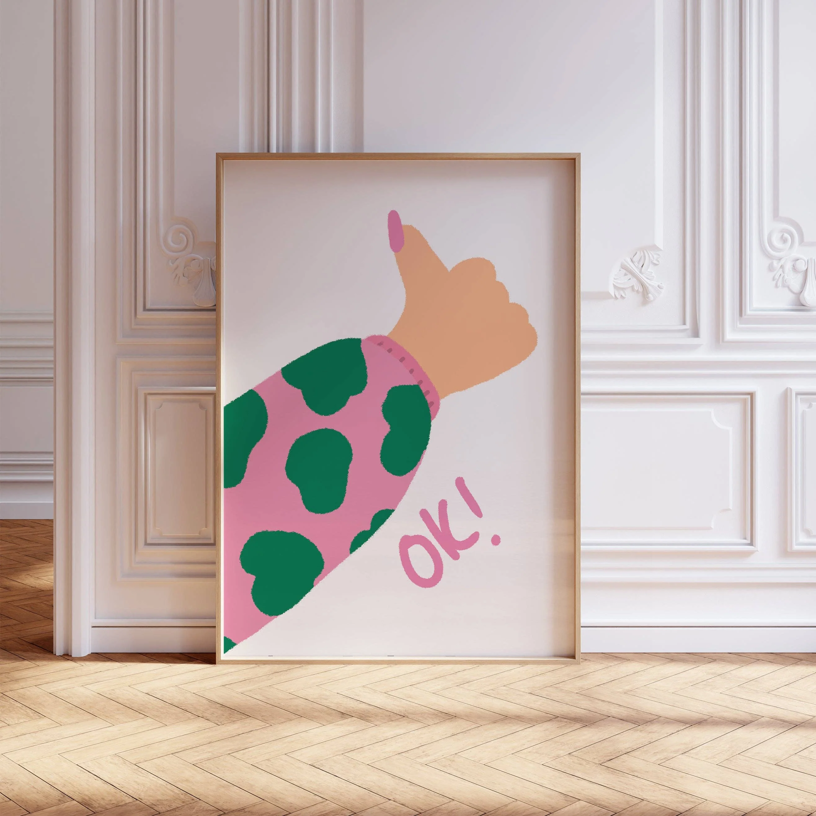 Pouce en l'air Ok Imprimer: Sans cadre / A1 - Image 2
