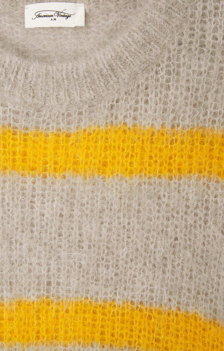 Pull femme Bymi | BRUMEUX RAYE MARMELADE - Image 2