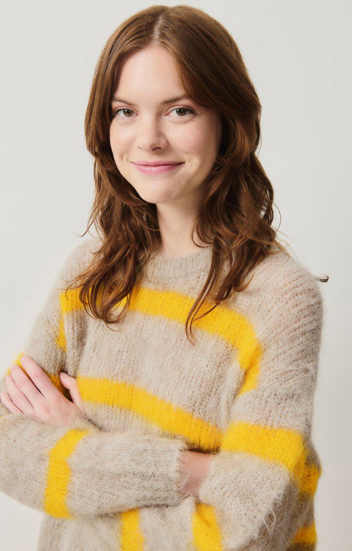 Pull femme Bymi | BRUMEUX RAYE MARMELADE - Image 6